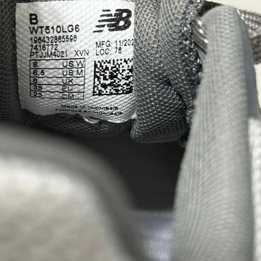 NEW New Balance Fresh Foam 510v6 Trail Running Shoes Womens 8‎ Grey Lilac Cloud